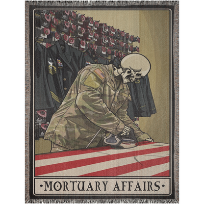 Mortuary Affairs Woven Blanket