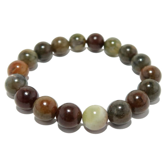 multi colored moss agate bracelet