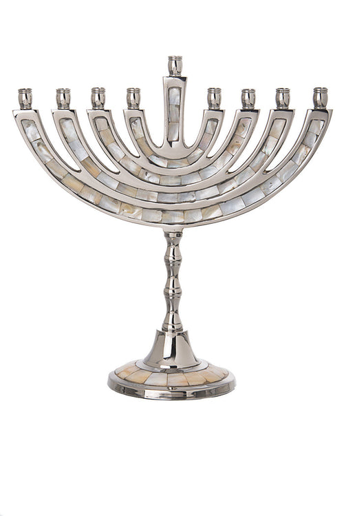 Mother Of Pearl Menorah