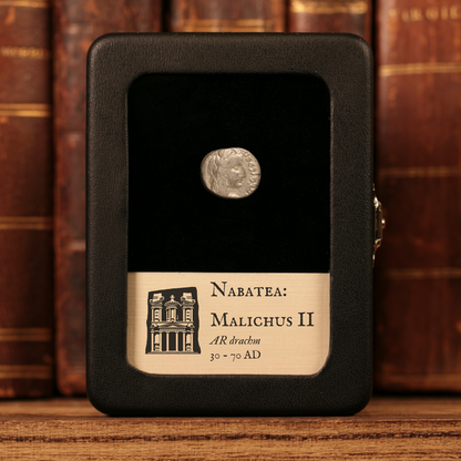 Nabatea (Petra), King Malichus II, AR Drachm - 30 to 70 CE - Greek World