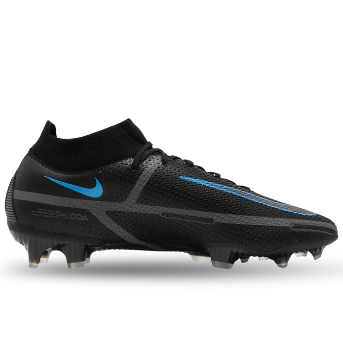 Nike Phantom GT2 Elite DF FG (Black/Iron Grey) | SoccerWearhouse