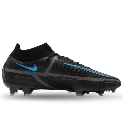 Nike Phantom GT2 Elite DF FG (Black/Iron Grey) | SoccerWearhouse