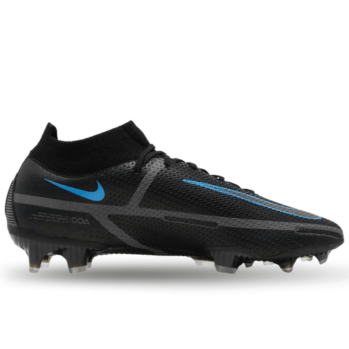 Nike Phantom GT2 Elite DF FG (Black/Iron Grey) | SoccerWearhouse