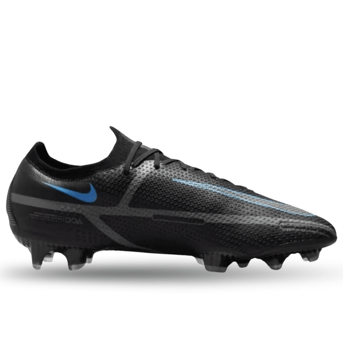 Nike Phantom GT2 Elite FG Soccer Cleats(Black/Iron Grey) | SoccerWearhouse