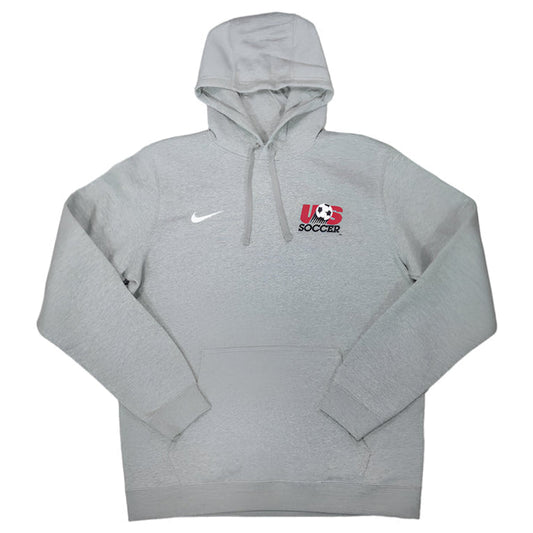 Nike United States Retro 94' Badge Logo Club Fleece Hoodie (Grey) | SoccerWearhouse