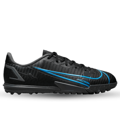Nike Youth Jr. Vapor 14 Academy Turf (Black/Iron Grey) | SoccerWearhouse