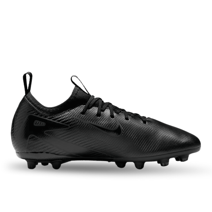 Nike Youth Jr. Zoom Vapor 16 Academy FG Soccer Cleats (Black/Deep Jungle) | SoccerWearhouse