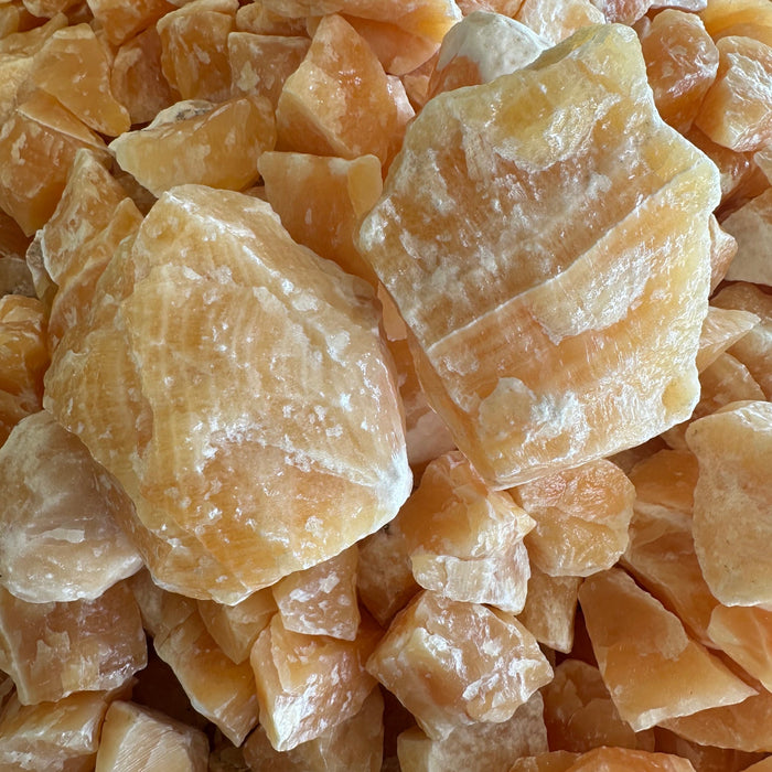 Orange Calcite table