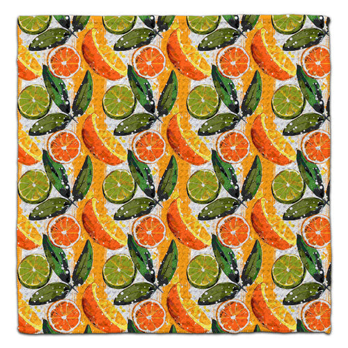 Orange Lime Eco-Friendly Washcloth - CJ Bella Co.