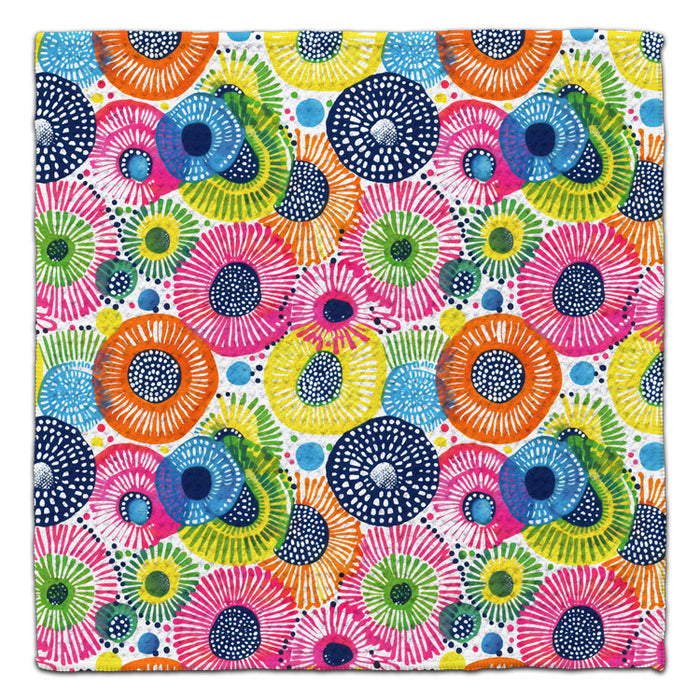 Orange/Black Sea Urchin Eco-Friendly Washcloth - CJ Bella Co.