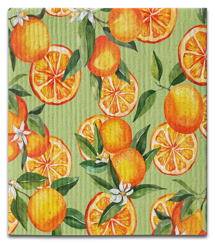 Oranges Dishcloth - CJ Bella Co.