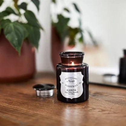 Paddywax Apothecary Noir Scented Jar Candle Collection