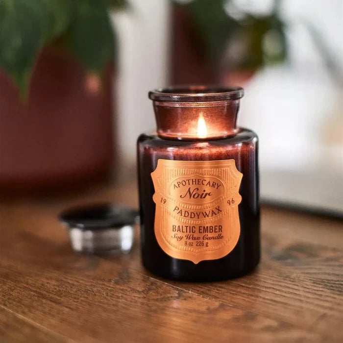 Paddywax Apothecary Noir Scented Jar Candle Collection