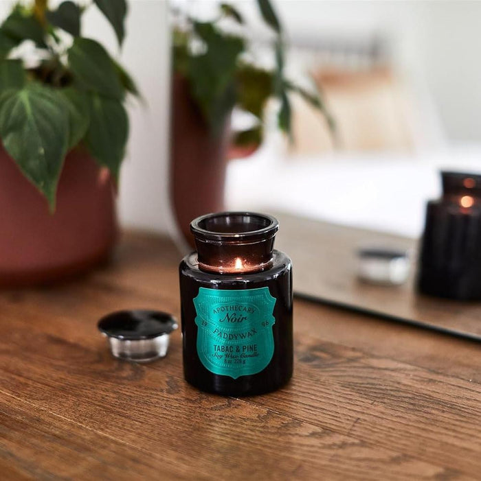 Paddywax Apothecary Noir Scented Jar Candle Collection