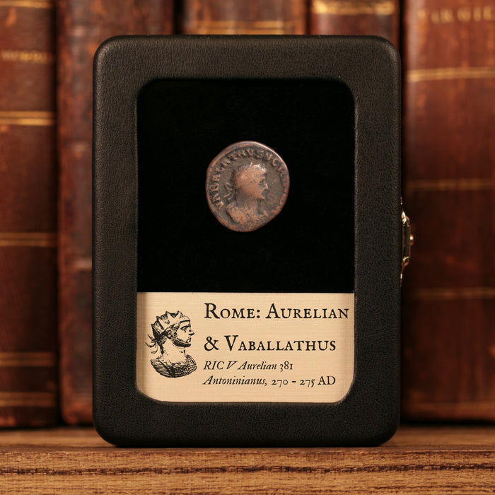 Palmyrene Empire, Emperor Aurelian & Vaballathus, AR Antoninianus - 270 to 275 CE - Ancient Syria