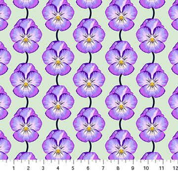 Pansy (Iconic) in Lavender by Anna Maria Textiles