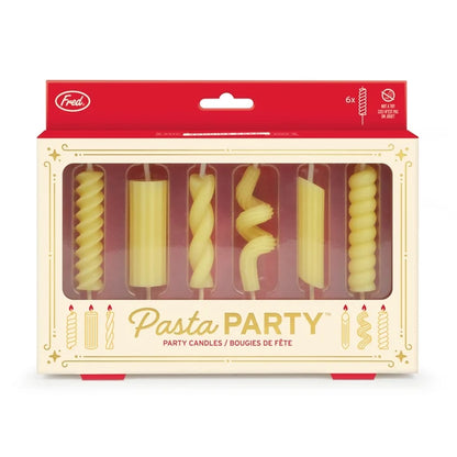 Pasta Party Noodle Birthday Candles