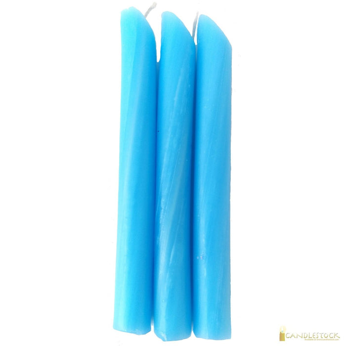 Pastel Blue Drip Candle 25 Pack - Candlestock.com