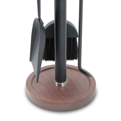 Pilgrim - 34" 4-Piece New Haven Walnut Handle Tool Set Soft Nickel