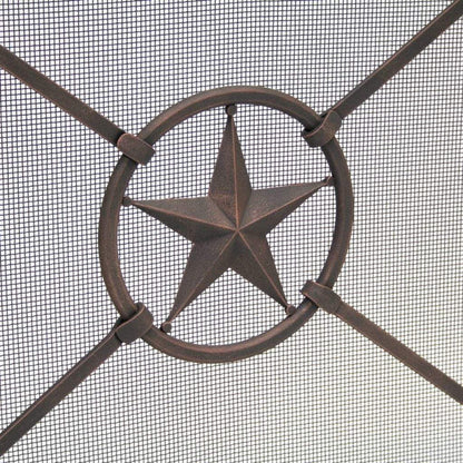 Pilgrim - 40" Distressed Bronze Western Star Single Panel