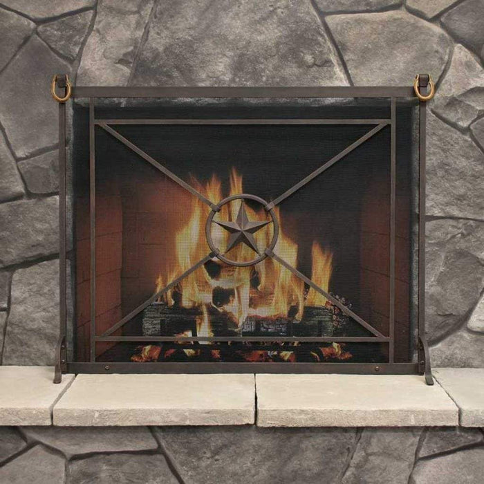 Pilgrim - 40" Distressed Bronze Western Star Single Panel