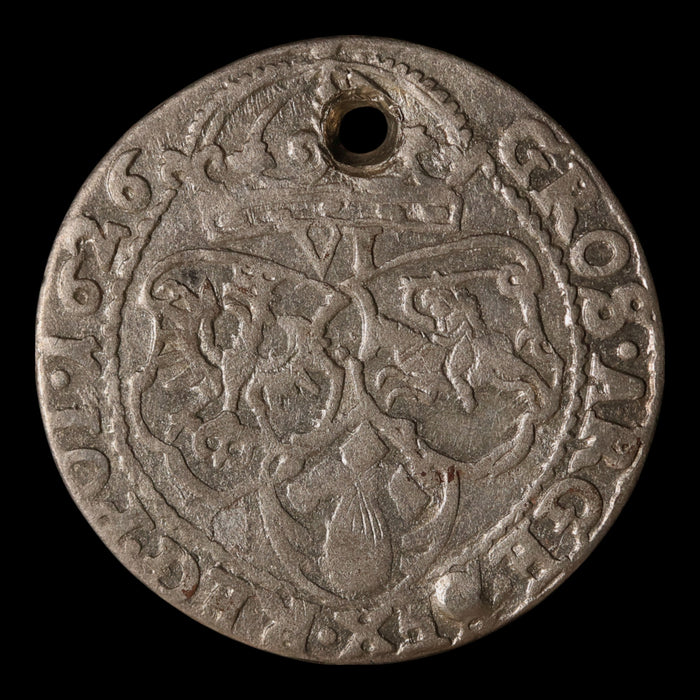Poland, King Sigismund III, Silver 6 Groschens - 1626 CE - Polish-Lithuania