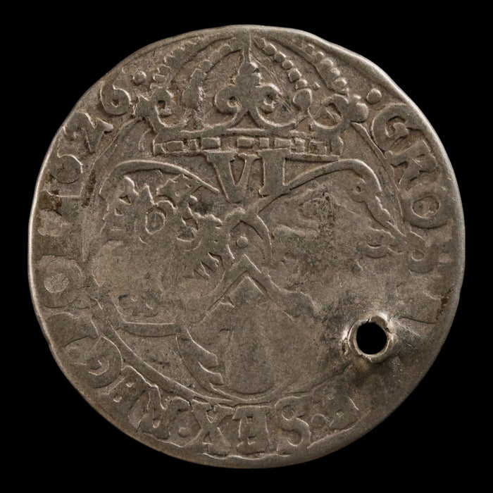 Poland, King Sigismund III, Silver 6 Groschens - 1626 CE - Polish-Lithuania
