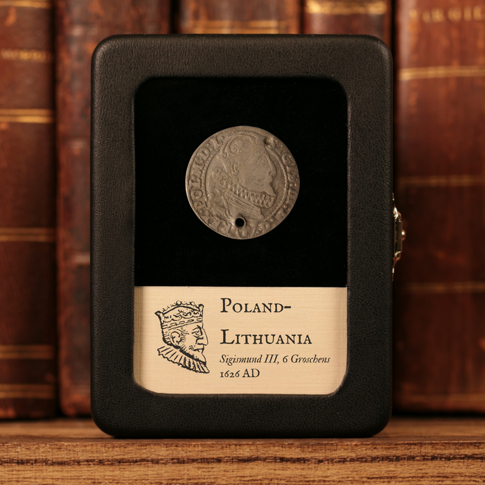 Poland, King Sigismund III, Silver 6 Groschens - 1626 CE - Polish-Lithuania