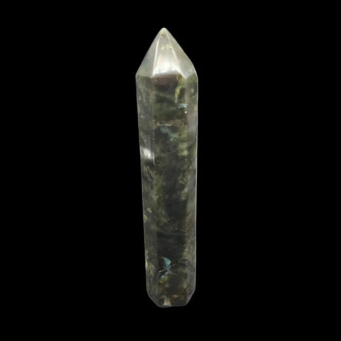 This is the front side of this Labradorite  point