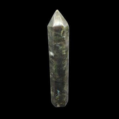 This is the front side of this Labradorite  point