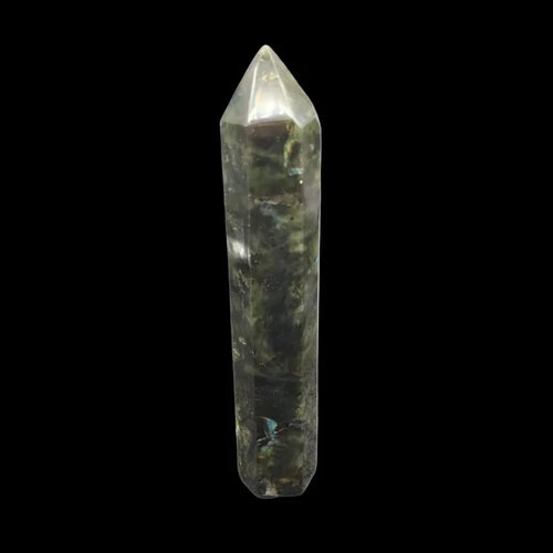 This is the front side of this Labradorite  point