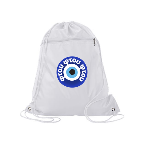Polyester Cinch Backpack, Full Color