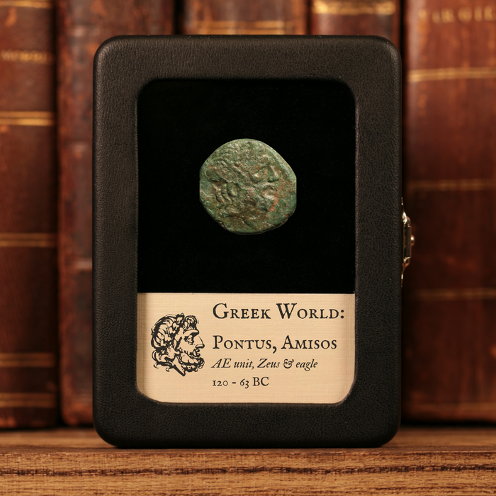 Pontus, City of Amisos, Bronze Unit, Zeus & Eagle - 120 to 63 BCE - Greek World