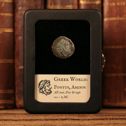 Pontus, City of Amisos, Bronze Unit, Zeus & Eagle - 120 to 63 BCE - Greek World