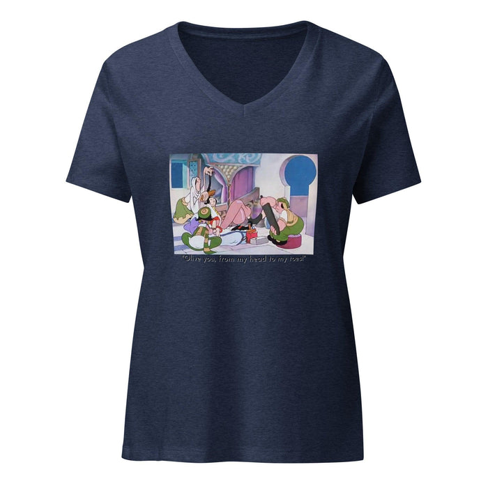 Popeye - Olive Oyl Spa - Women’s V-neck T-shirt - Whippie's