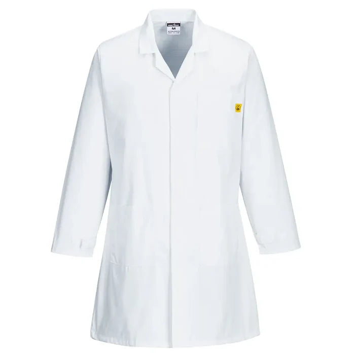 Portwest anti static esd lab/warehouse coat - as10