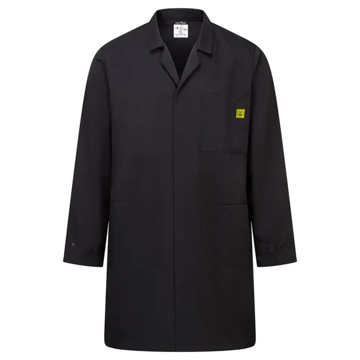 Portwest anti static esd lab/warehouse coat - as10