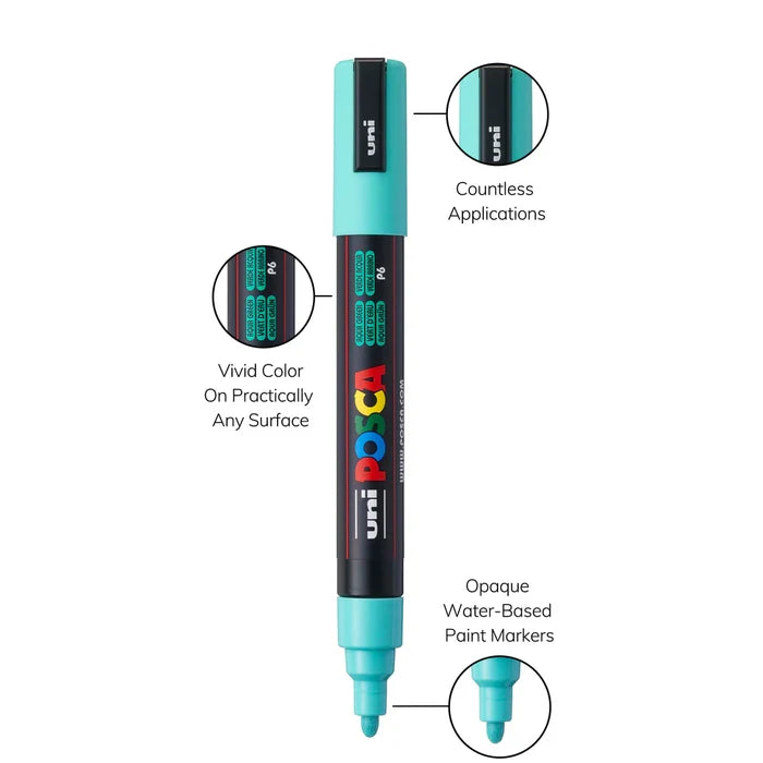 POSCA - PC-5M Water-Based Paint Markers (16 Pack)