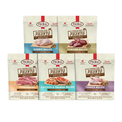 Primal Pronto 1lb Raw Frozen Cat Food