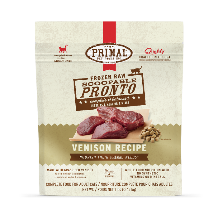 Primal Pronto 1lb Raw Frozen Cat Food