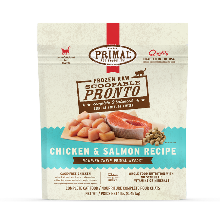 Primal Pronto 1lb Raw Frozen Cat Food
