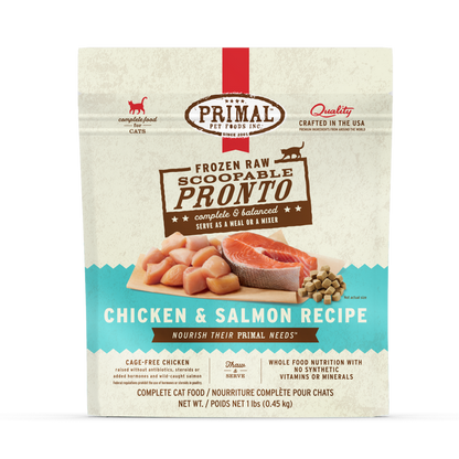 Primal Pronto 1lb Raw Frozen Cat Food
