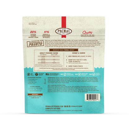 Primal Pronto 1lb Raw Frozen Cat Food