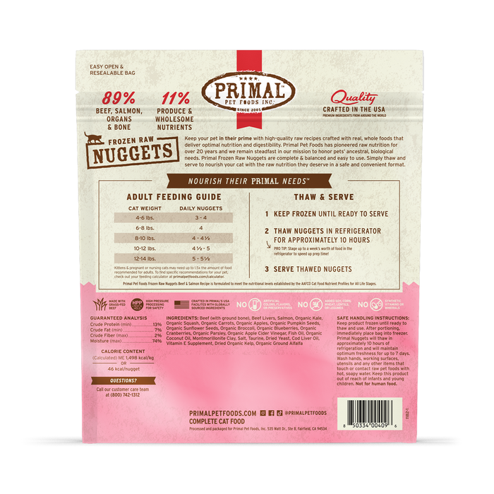 Primal Raw Frozen Cat Food
