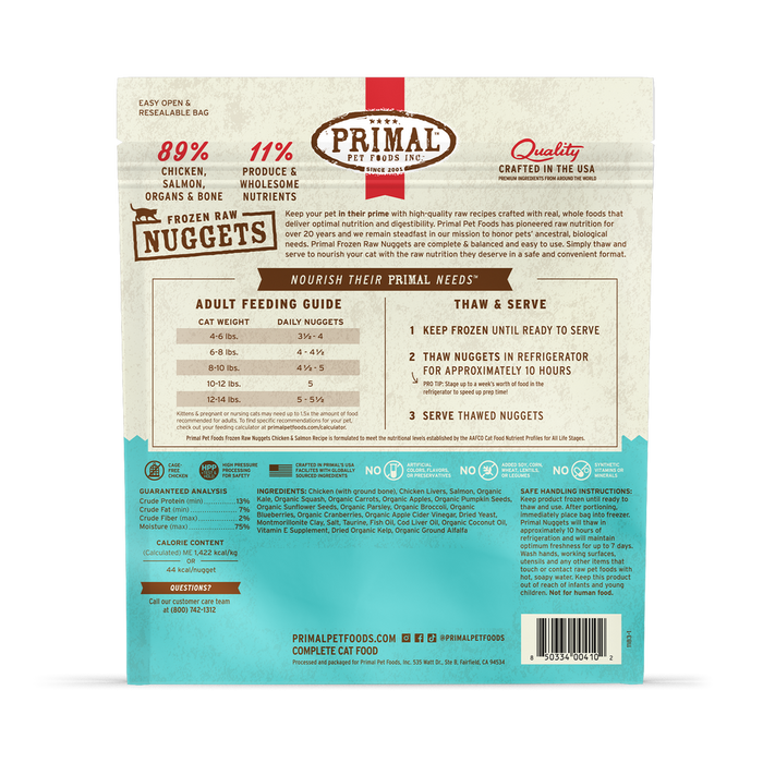 Primal Raw Frozen Cat Food