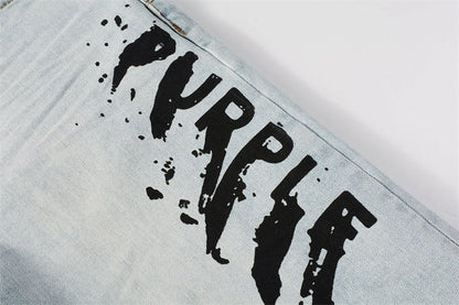 PURPLE  Fashion Jeans 5048