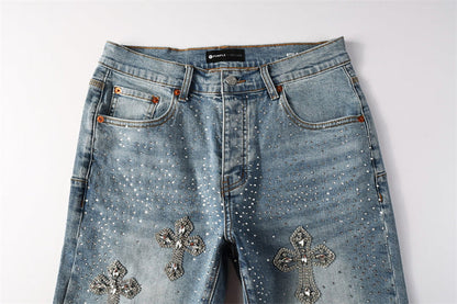 PURPLE  Fashion Jeans 5098
