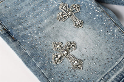 PURPLE  Fashion Jeans 5098