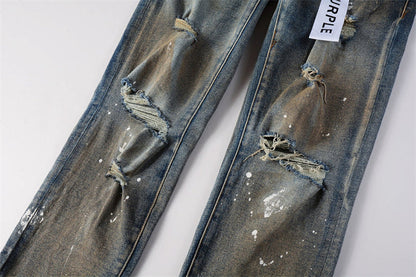 PURPLE  Fashion Jeans 9012