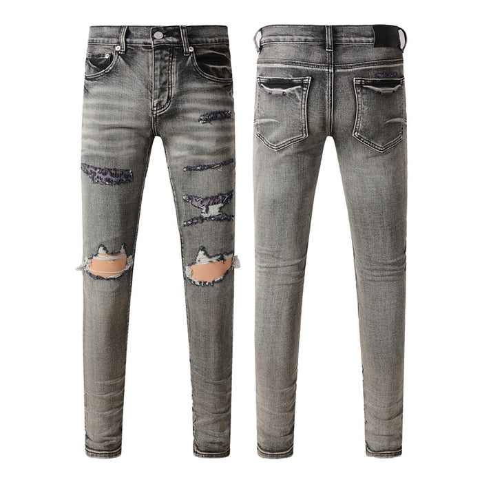 PURPLE  Fashion Jeans 9068